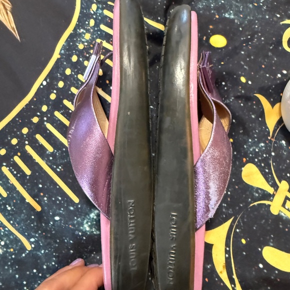 Louis Vuitton Dark Purple Sandals - Picture 6 of 7